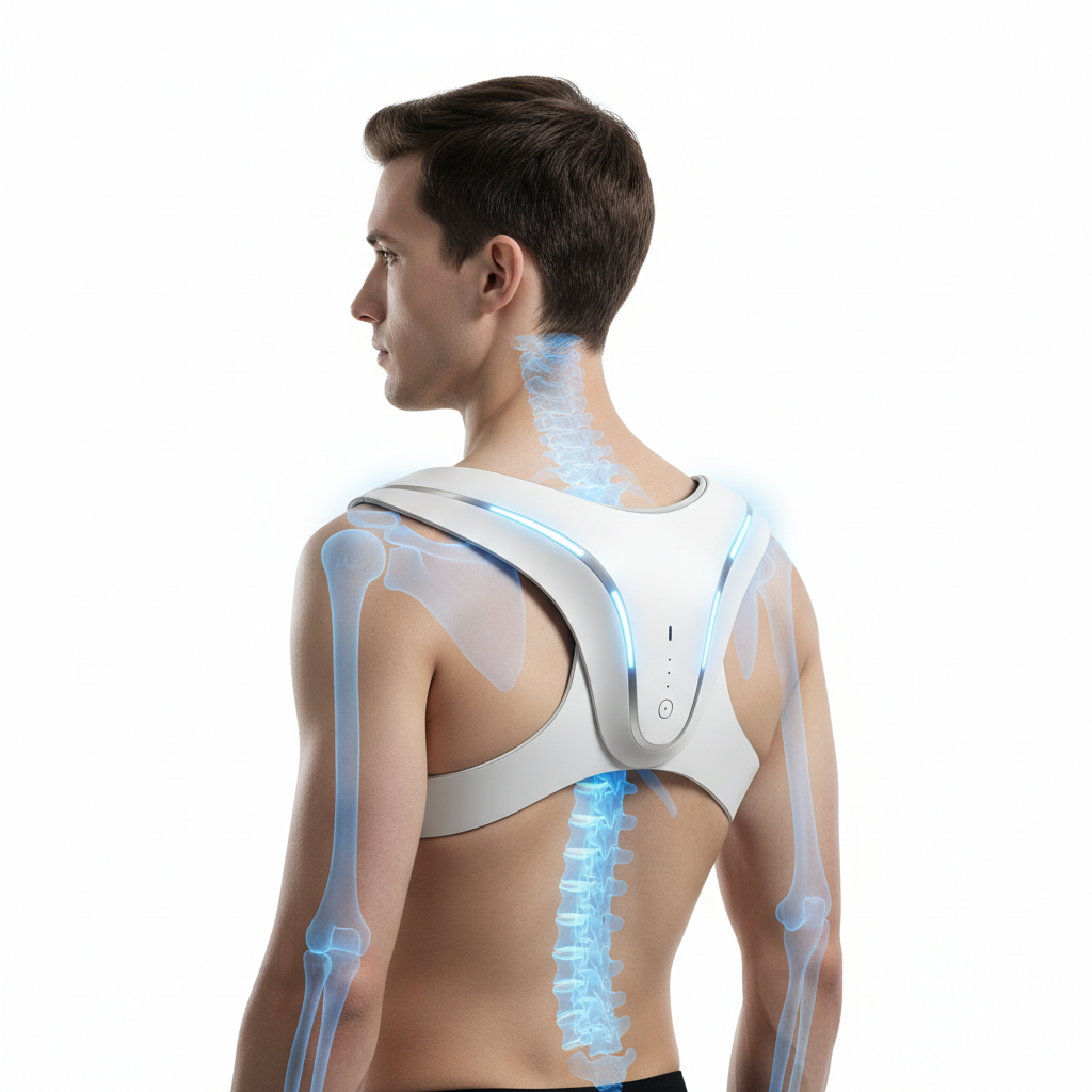 Corrector De Postura Inteligente Pro - Alivio Lumbar y Cervical